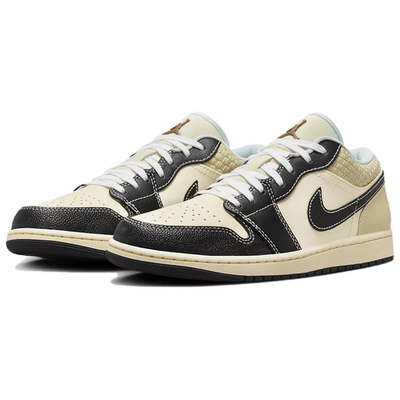 HQ3437-101 Кроссовки Air Jordan 1 Low SE "Coconut Milk Black"