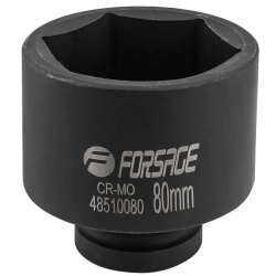 Головка ударная глубокая 80мм 1''6гр. Forsage F-48510080