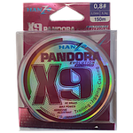 Шнур Hanzo Pandora Evolution x9 200m 0.29мм 20.50кг Multicolor #3.0