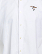 Рубашка муж. AERONAUTICA 1243 белый кор. рукав