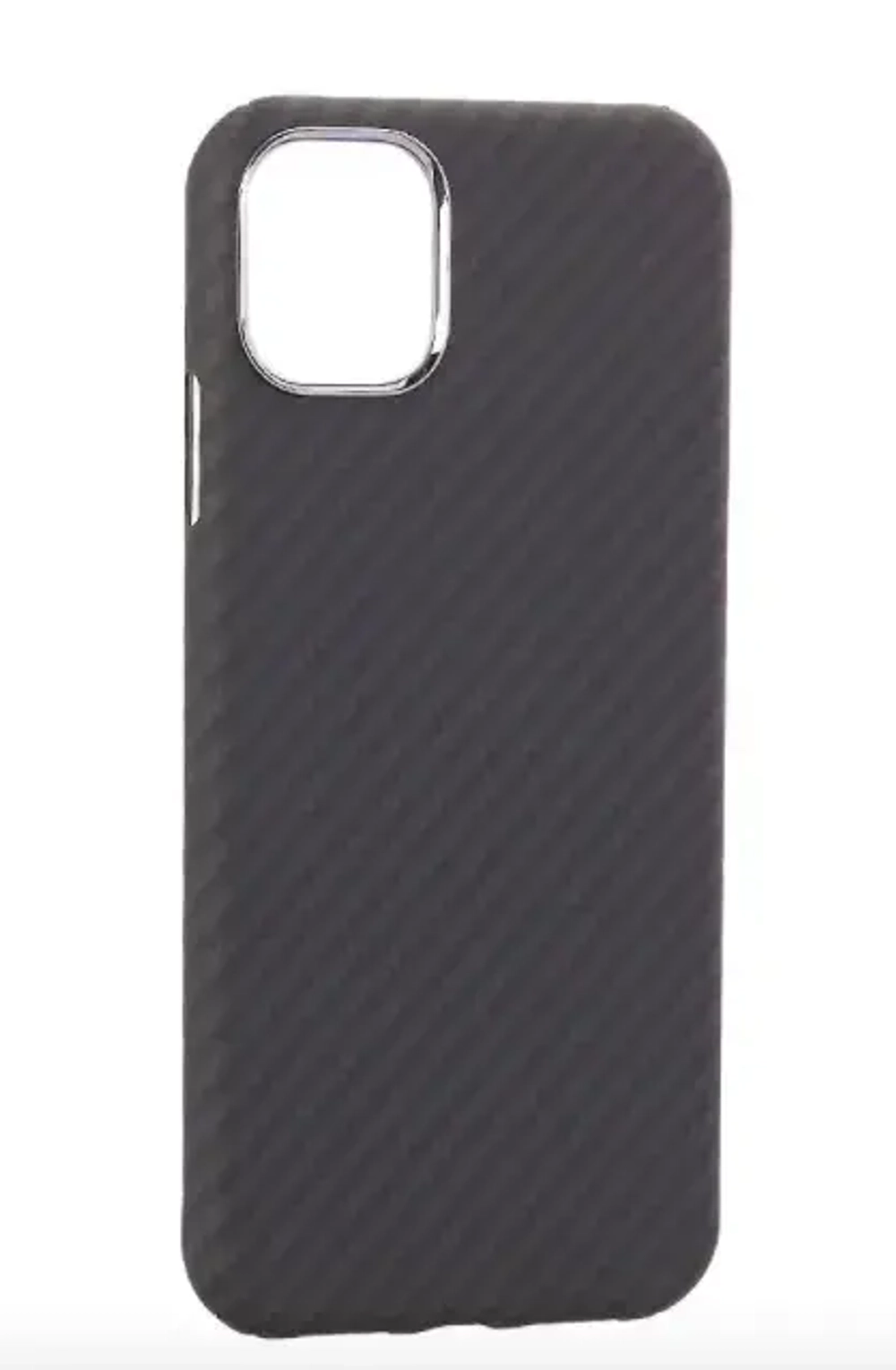 Чехол-накладка K-Doo Kevlar Case для iPhone 13 Pro карбоновый (черно-серый в полоску)