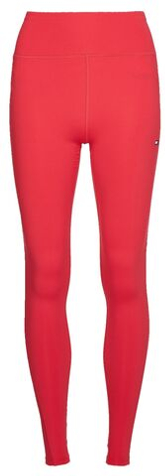 Leginsy Tommy Hilfiger RW Split Graphic Legging - Розовый