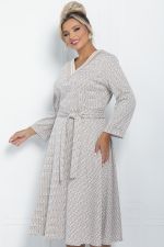 Платье Осенняя история (бежевое) П11228 LT Collection