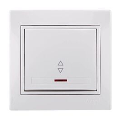 MIRA 701 0202 114 Выкл. VIEN с подсв.бел с вст.с/у