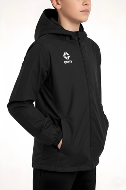 Куртка ветрозащитная детская Unity Elite черный