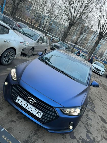 Пленка матовый металлик синий Ghost Metallic Dark Blue Сarbins