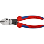Кусачки боковые особой мощности черненые 180 мм Knipex 74 02 180
