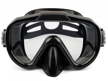 Набор маска+трубка в сумке Sargan Дайва-С черный/черный