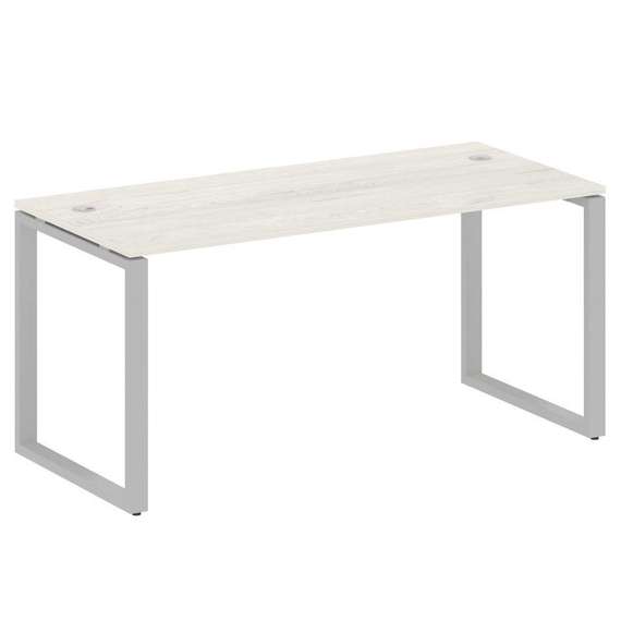 Metal System Стол письменный на О-образном м/к БО.СП-4 Дуб Наварра/Металл Серый 1600*720*750