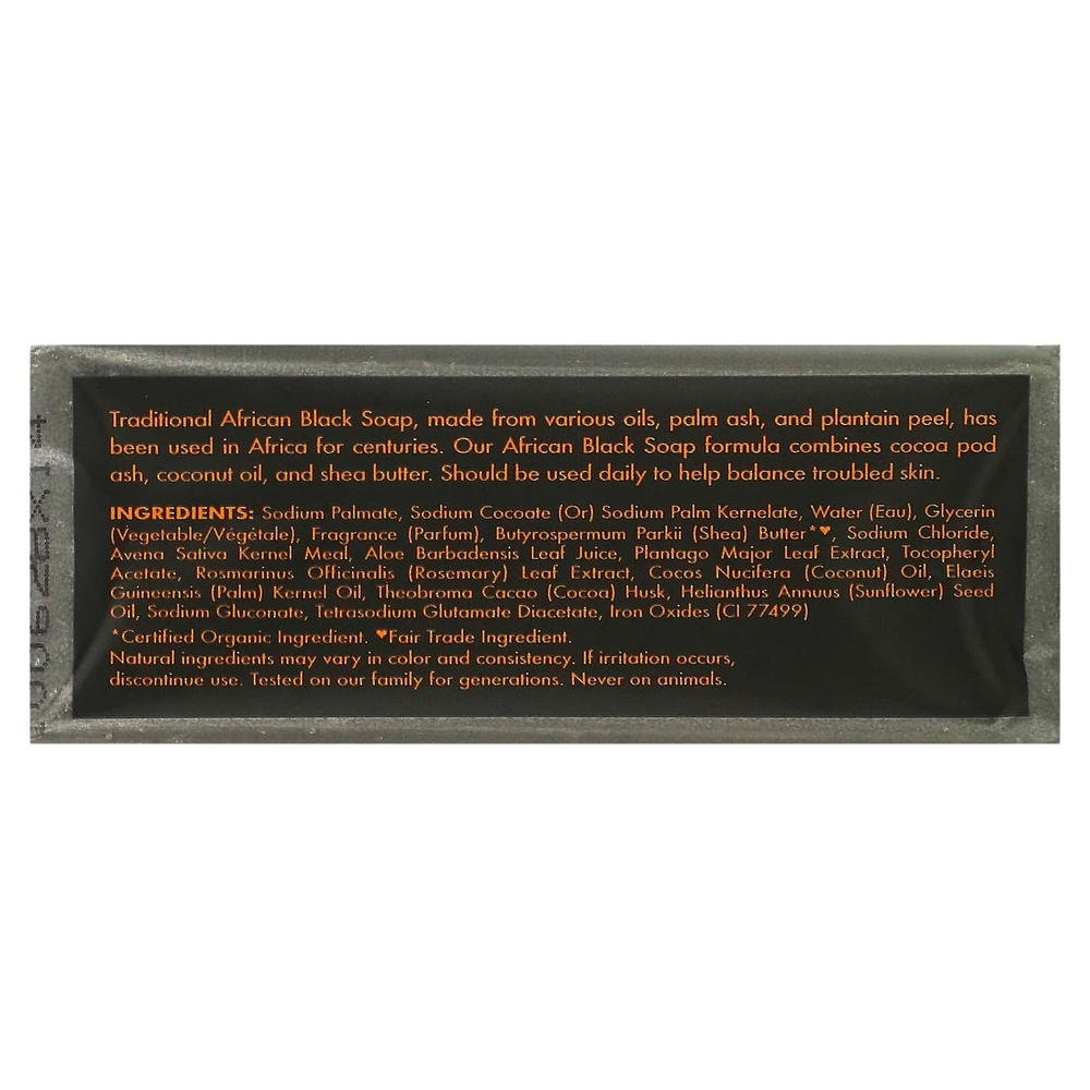 SheaMoisture, африканское черное мыло с маслом ши, 230 г (8 унций)