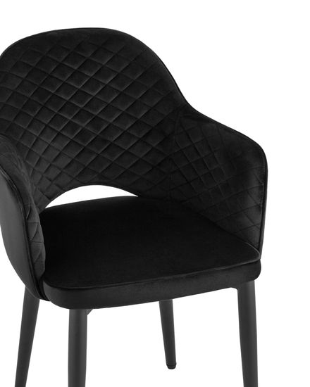 Стул Венера диамант NEW, велюр черный NP