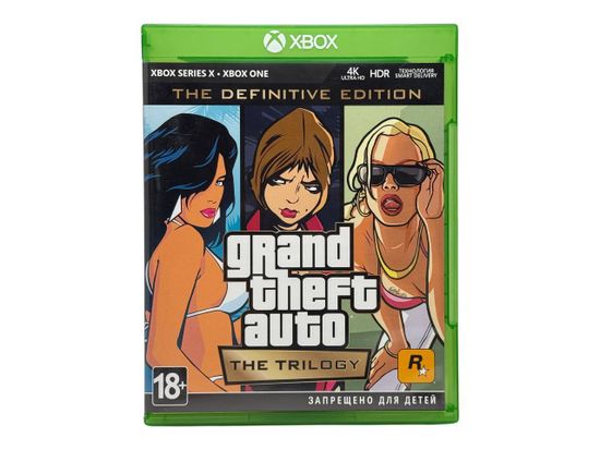 Xbox One/Series X GTA: The Trilogy The Definitive Edition (Б/У, Русские субтитры)