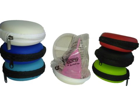 Кейс круглый для хранения менструальных чаш