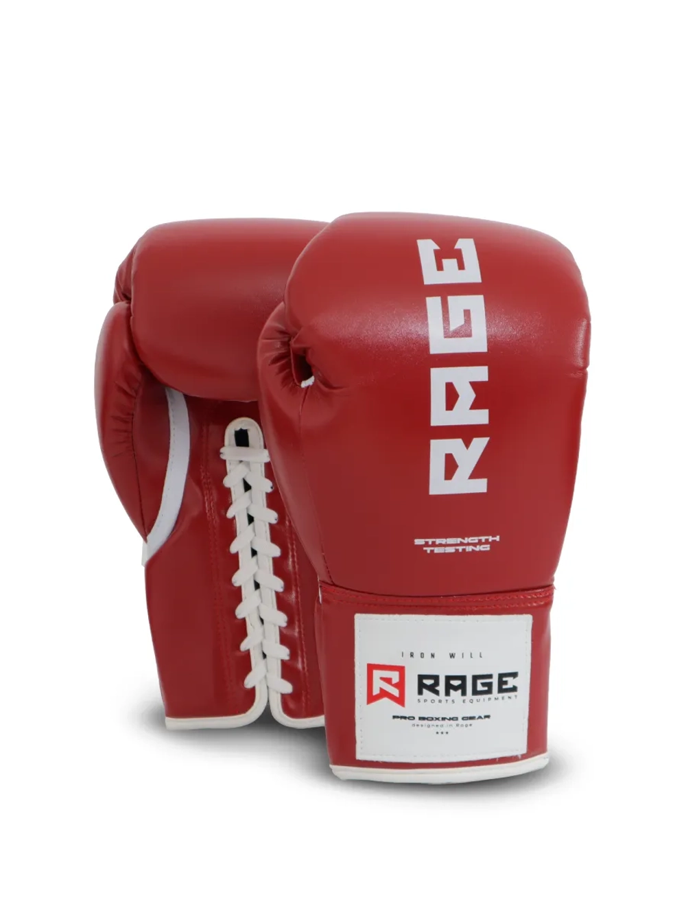 Перчатки боксерские на шнурках