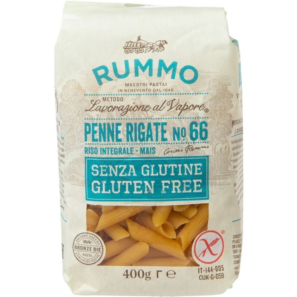RUMMO Макароны Penne rigate №66 gluten free, 400 г