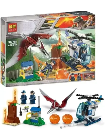 Конструктор Динозавры Побег птеранодона 96 деталей 10918