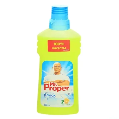 Моющая жидкость для полов и стен МИСТЕР ПРОПЕР Лимон 500мл