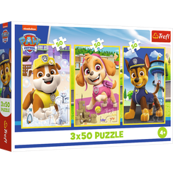 Puzzles - "3x50" - Our dogs / Viacom PAW Patroll_FSC Mix 70%
