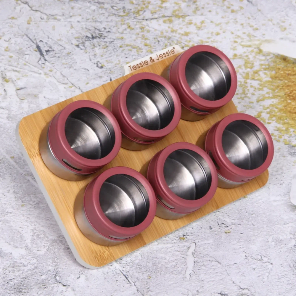 Набор емкостей для специй «O'lala» 6шт на подставке 23*16.5см