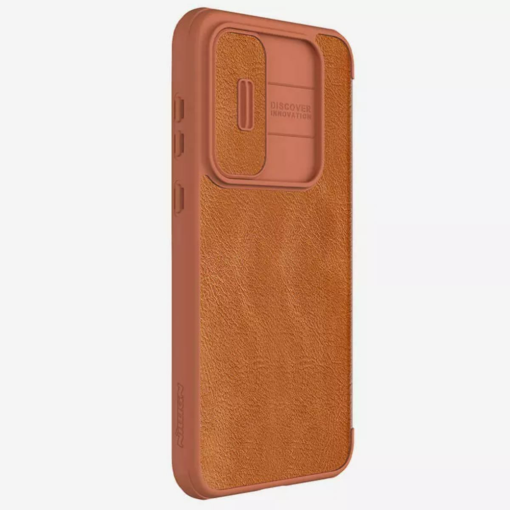 Кожаный чехол-книжка Nillkin Leather Qin Pro для Samsung Galaxy A55