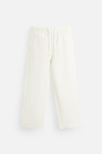 Брюки relaxed fit из хлопка и льна