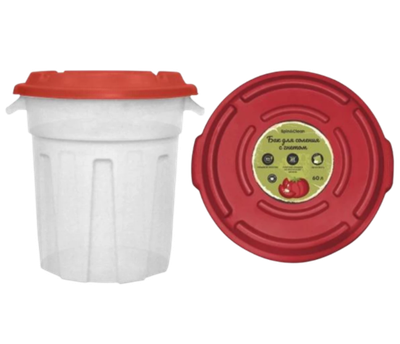 Бак для соления с гнетом 60 л SC730021999 прозрачный