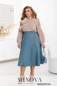 Юбка 2341-голубой Minova