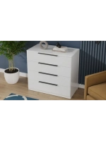 Комод для одежды Белый глянец 4 ящика 92х51х87 см
