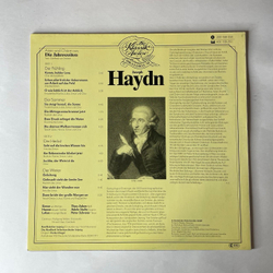 Винтажная виниловая пластинка LP Joseph Haydn Йозеф Гайдн, Die Jahreszeiten Времена Года Оратория (Германия 1977)