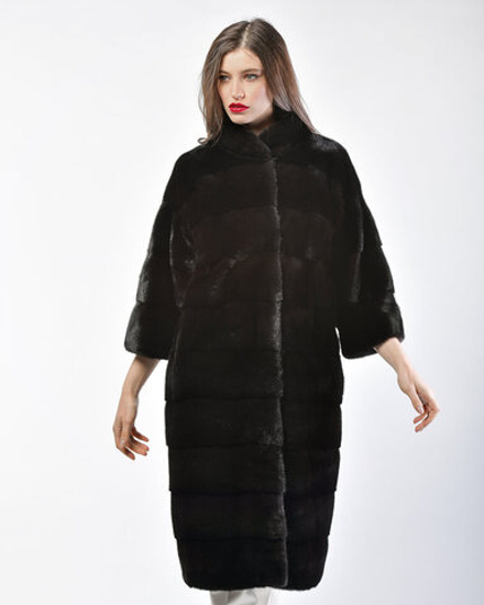 Шуба из меха норки