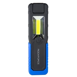 Лампа светодиодная аккумуляторная(5W COB+1W,магнит,180гр.,250Lm,2000mAh,USB провод,время раб.3ч,время заряд.2-3ч,защита гнезда зарядки) RockForce##Rock FORCE RF-F-01402