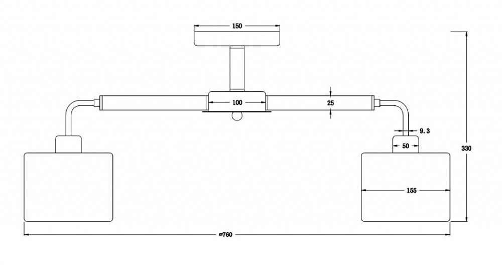 Накладная люстра Freya FR5329-PL-07-CH