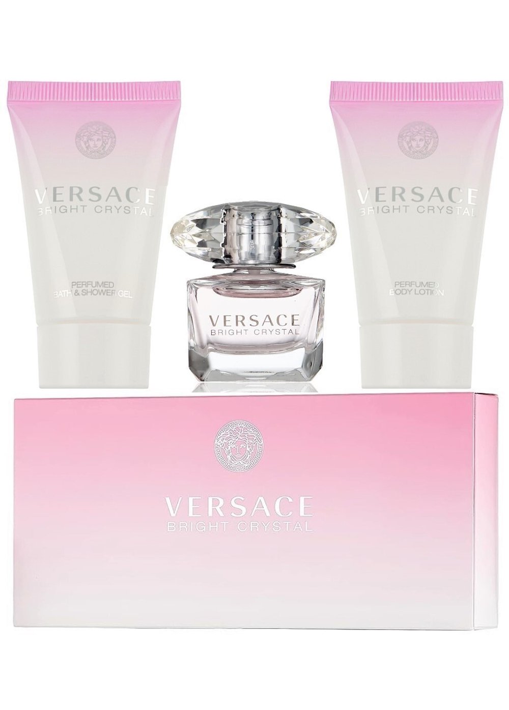 Versace BRIGHT CRYSTAL 5ml+25b/l+25s/g SET