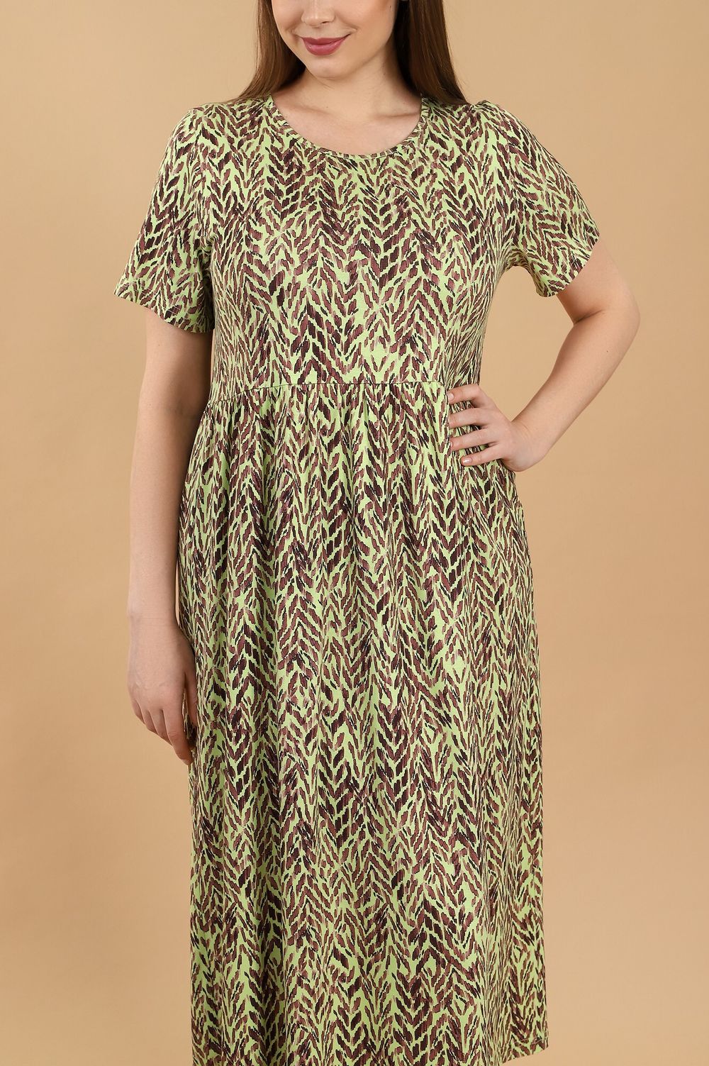 Платье Дыхание лета-1 Виотекс ЗЕЛЁНЫЙ