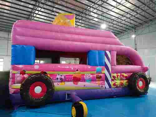 Коммерческий надувной батут "Машина сладостей"