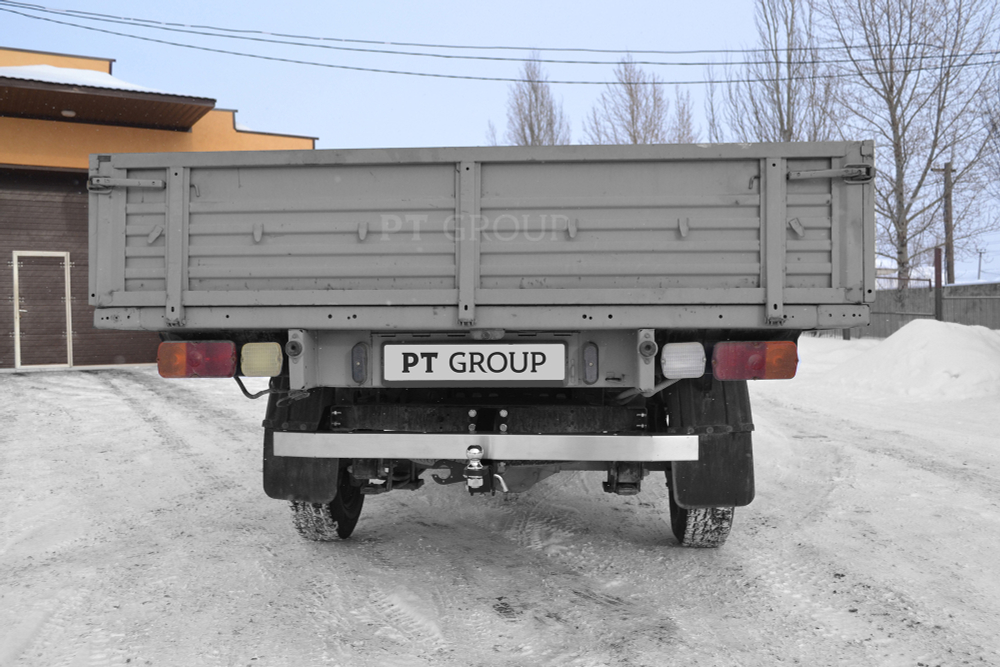 Фаркоп PT GROUP /съемный квадрат/ с нержавеющей накладкой для УАЗ пикап 2008-/УАЗ Профи 2017- (паспорт и сертификат в комплекте)(без электрики) арт.UPK-08-991124.00