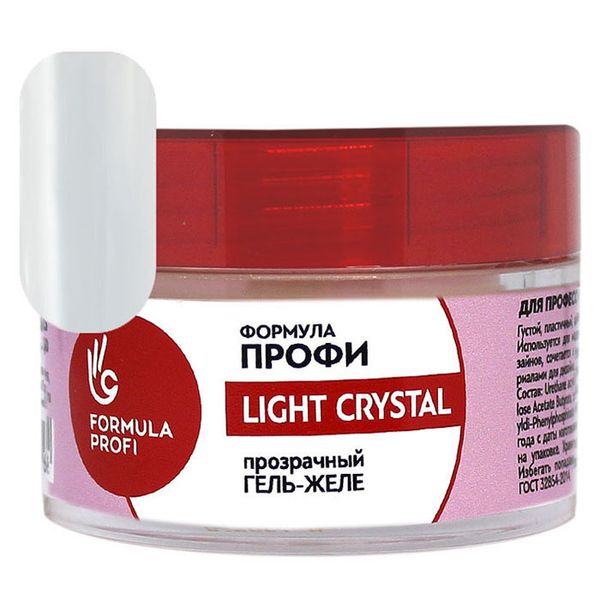 Формула Профи, Гель-желе прозрачный Light crystal 30 гр.