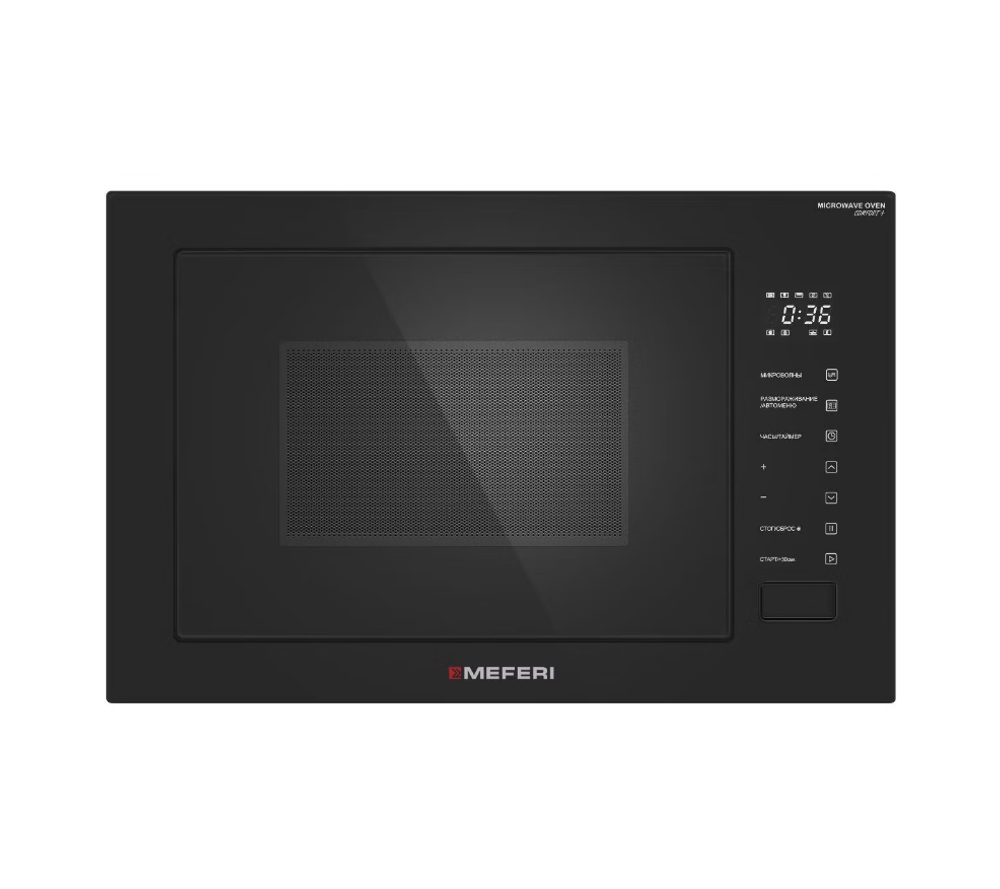 Встраиваемая микроволновая печь MEFERI MMO6028BK COMFORT PLUS (h)