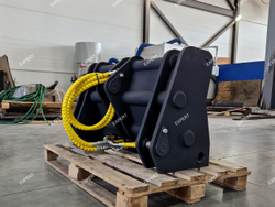 Быстросъем гидравлический для телескопического погрузчика