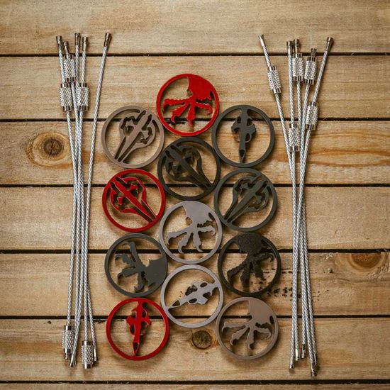 Брелок Microtech KEY CHAIN CLAW SILVER