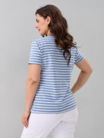 Футболка Фкл-192/голубой-белаяполоса