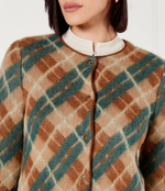 Шерстяной кардиган Marc Cain - коричневый(XC 39.15 M41)