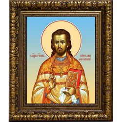 Николай Марийский (Рюриков) священномученик. Икона на холсте.