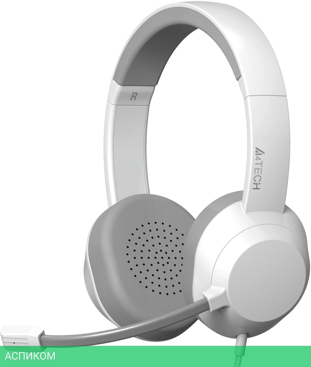 Наушники A4Tech Fstyler FH150U белый/серый (FH150U WHITE)