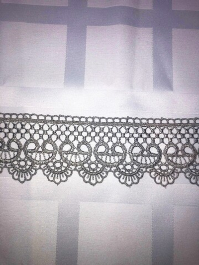 Кружево, гипюр 55мм цв., серый