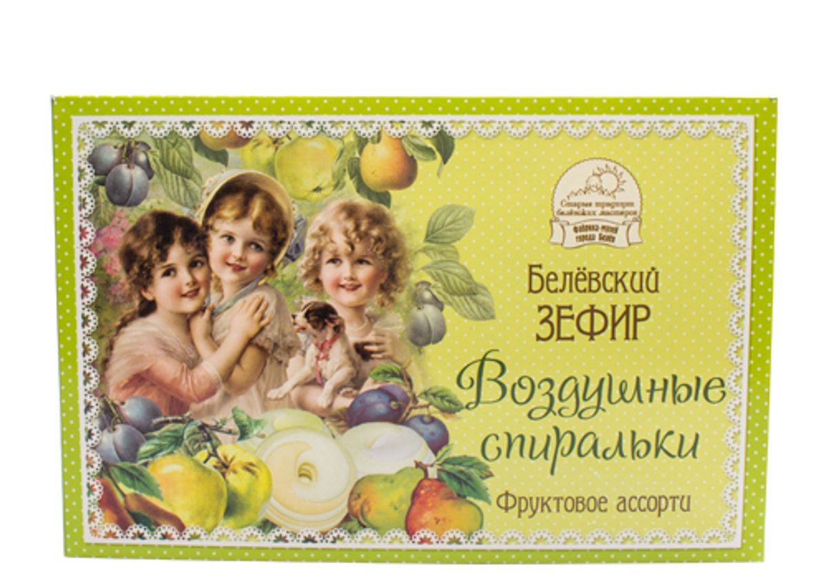 Воздушные спиральки "Фруктовое ассорти", 140г