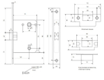 Замок с фиксацией Apecs 5600-WC-CR хром