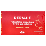 DERMA E, Разглаживающие гидрогелевые патчи с ретинолом, для всех типов кожи, 60 гелевых патчей
