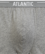 Мужские трусы шорты Atlantic, набор из 5 шт., хлопок, морская волна + бирюзово-зелёные + чёрные + серые меланж + тёмно-голубые, 5SMH-004