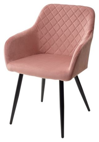 Стул-кресло BRANDY BLUVEL-52 розовый/ черный каркас,